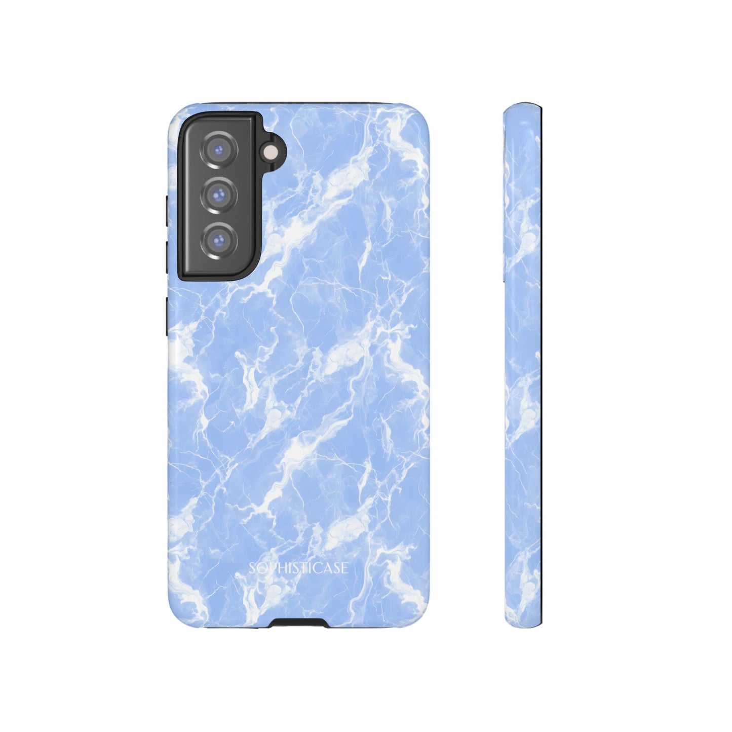 Marble Crush in Blue - Tough Phone Case