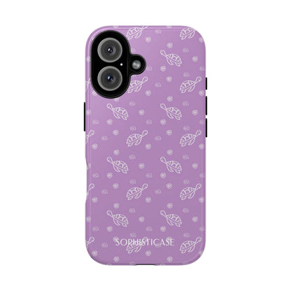 Turtle Island in Purple - Drop Proof iPhone Case