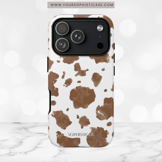 Holy Cow in Brown - iPhone Case