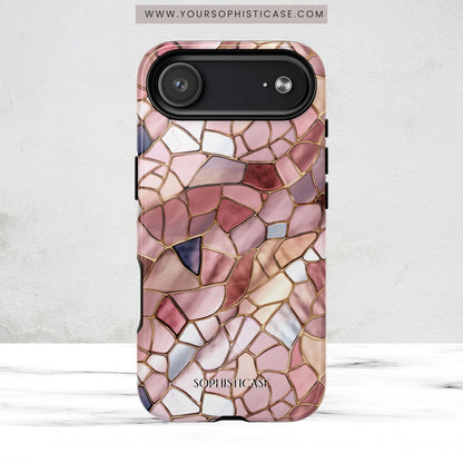 Rose' Runway in Pink Mosaic - Magsafe Case