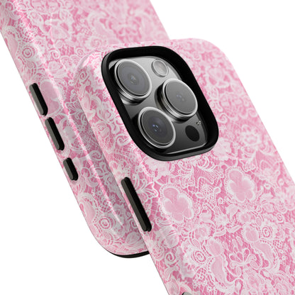 Luxe Lace in Pink - Magsafe Case