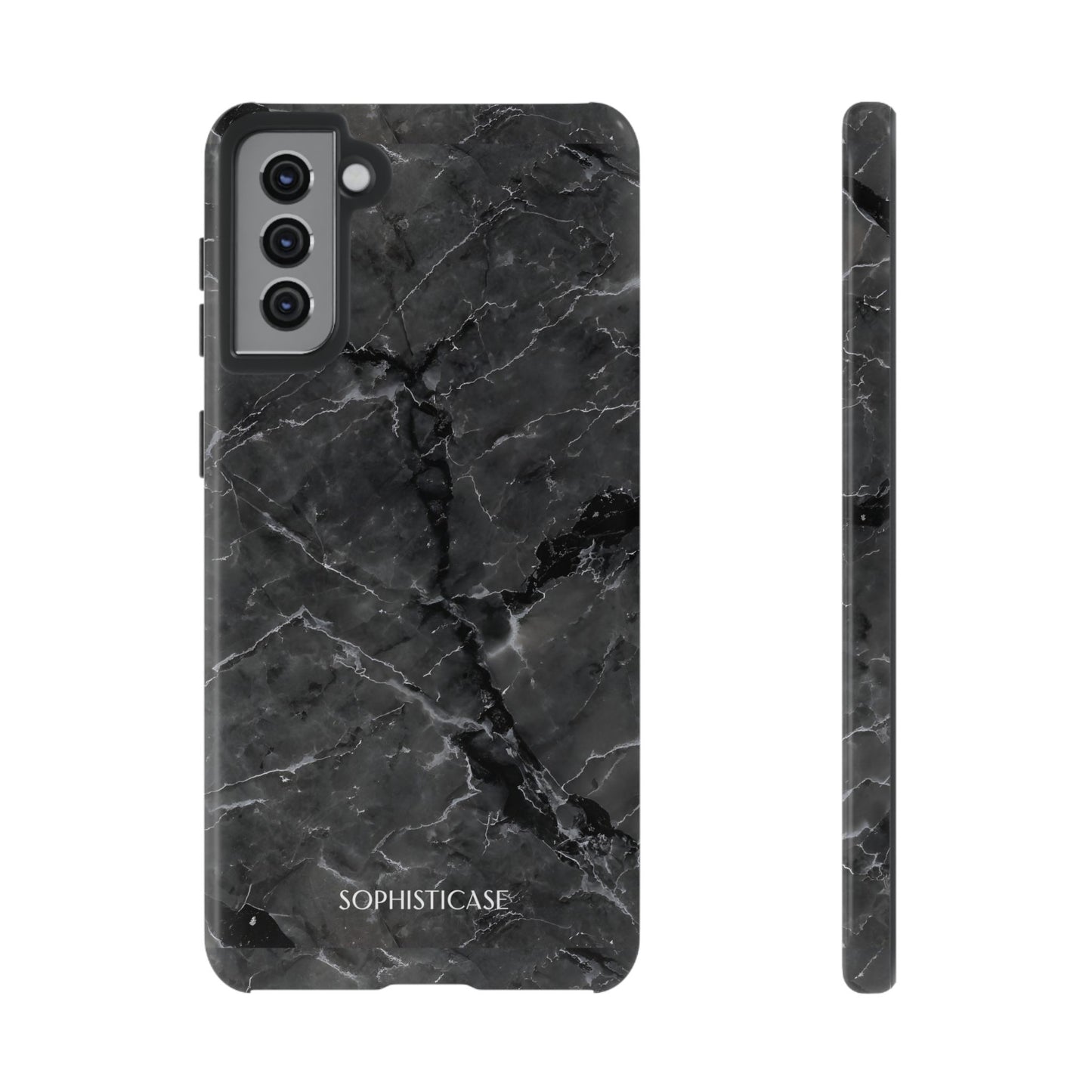 Marble Opulence in Black - iPhone Case, Samsung Galaxy Case, Google Pixel Case