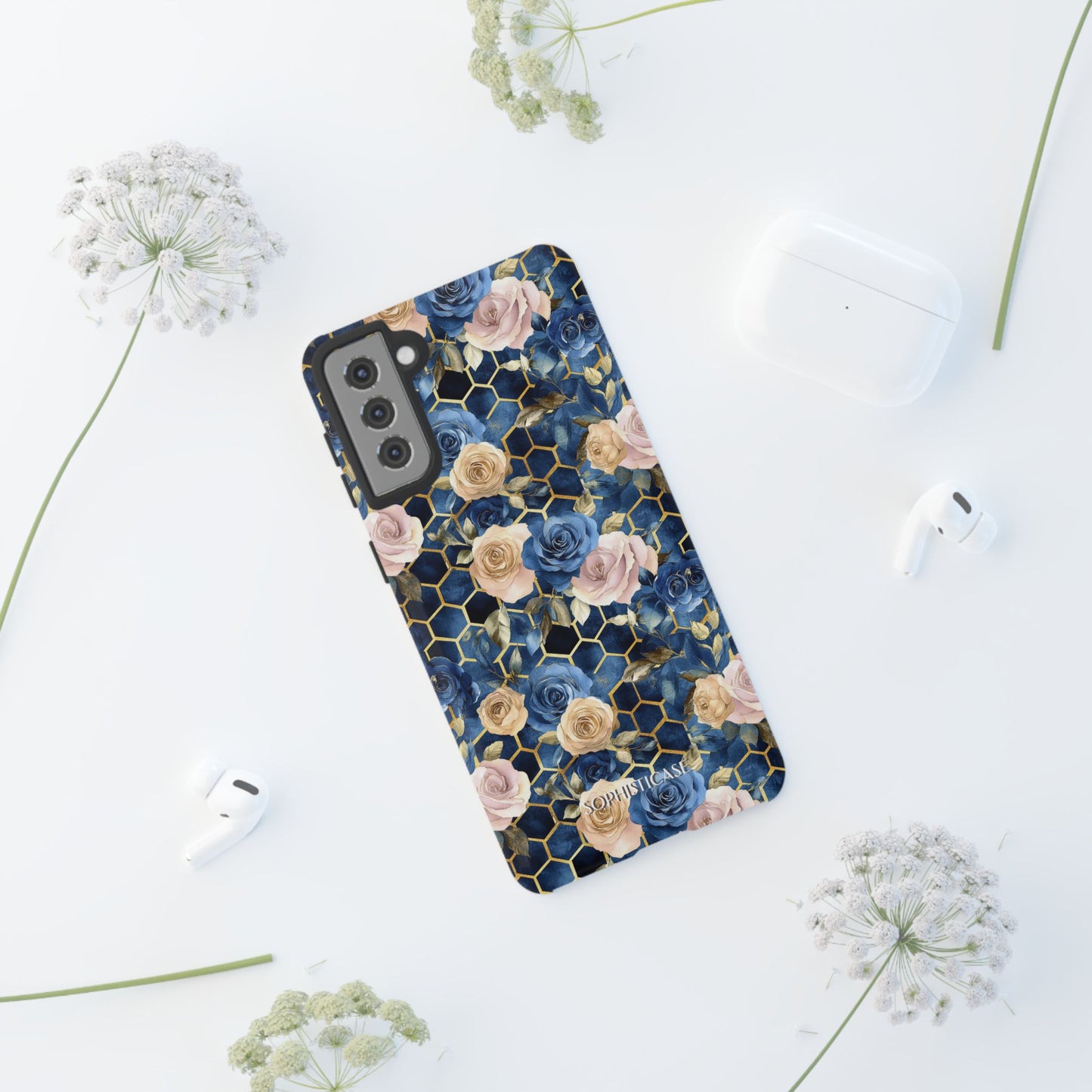 Royal Floral in Midnight Rose - Tough Phone Case