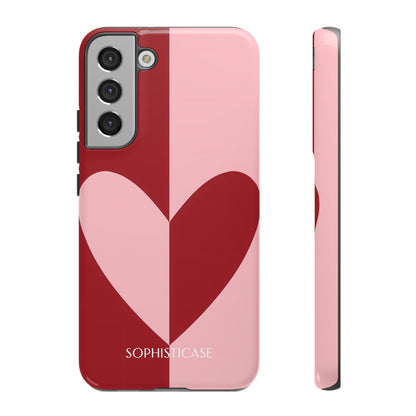 Be Mine in Red and Pink - iPhone Case, Samsung Galaxy Case, Google Pixel Case