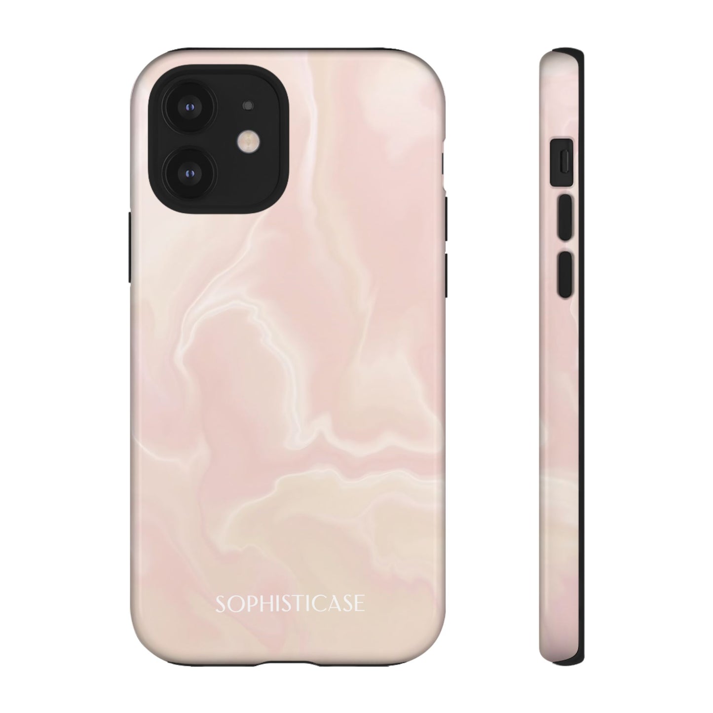 Liquid Magic in Beige Haze - iPhone Case