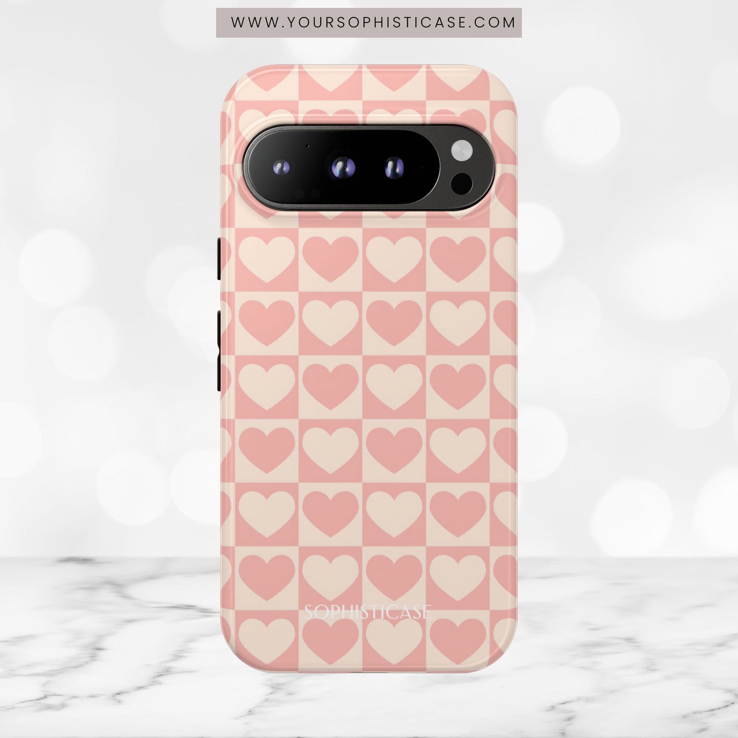 Tough Love in Pink - Tough Phone Case