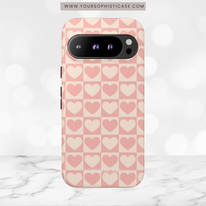 Tough Love in Pink - Tough Phone Case