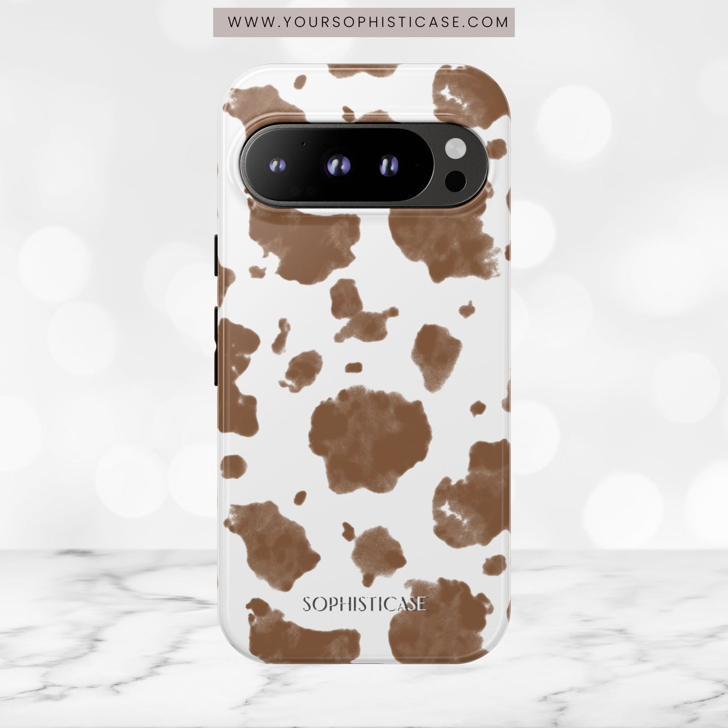 Holy Cow in Brown - iPhone Case, Samsung Galaxy Case, Google Pixel Case