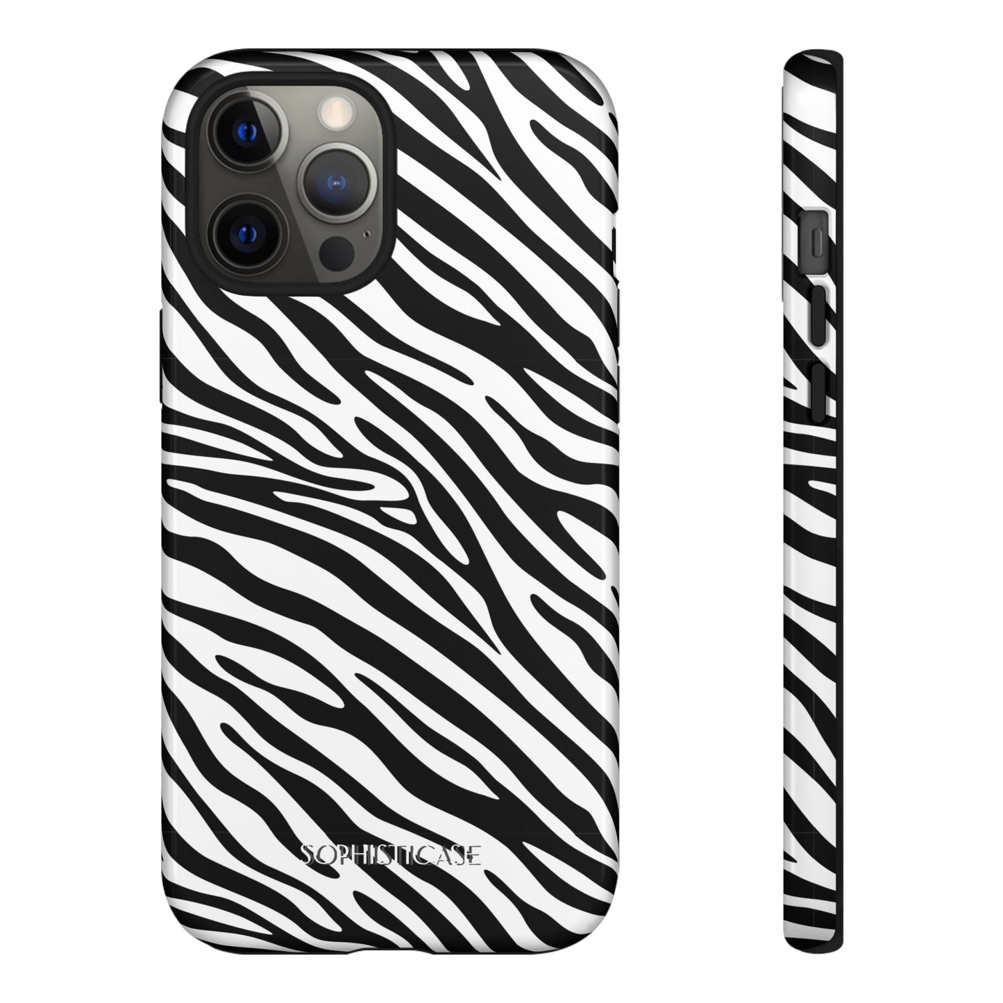 Dark Thoughts in Urban Zebra - Tough Phone Case