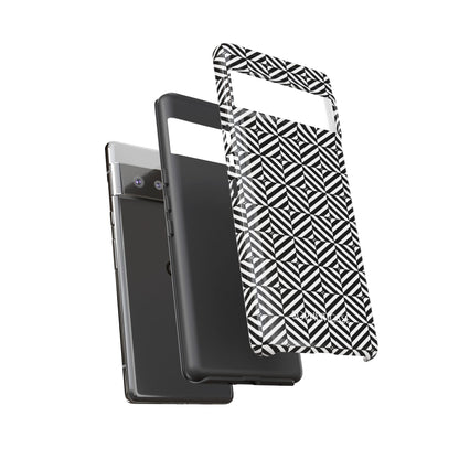 Illusions in Black - Tough Phone Case for Google Pixel