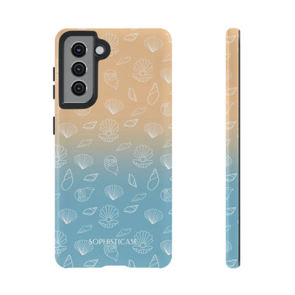 Seashell Society in Sandy Shore - iPhone Case, Samsung Galaxy Case, Google Pixel Case
