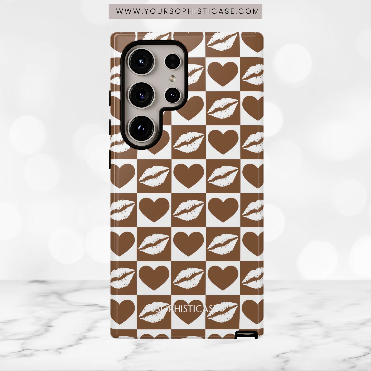 Belle Amie in Deep Brown - Tough Phone Case