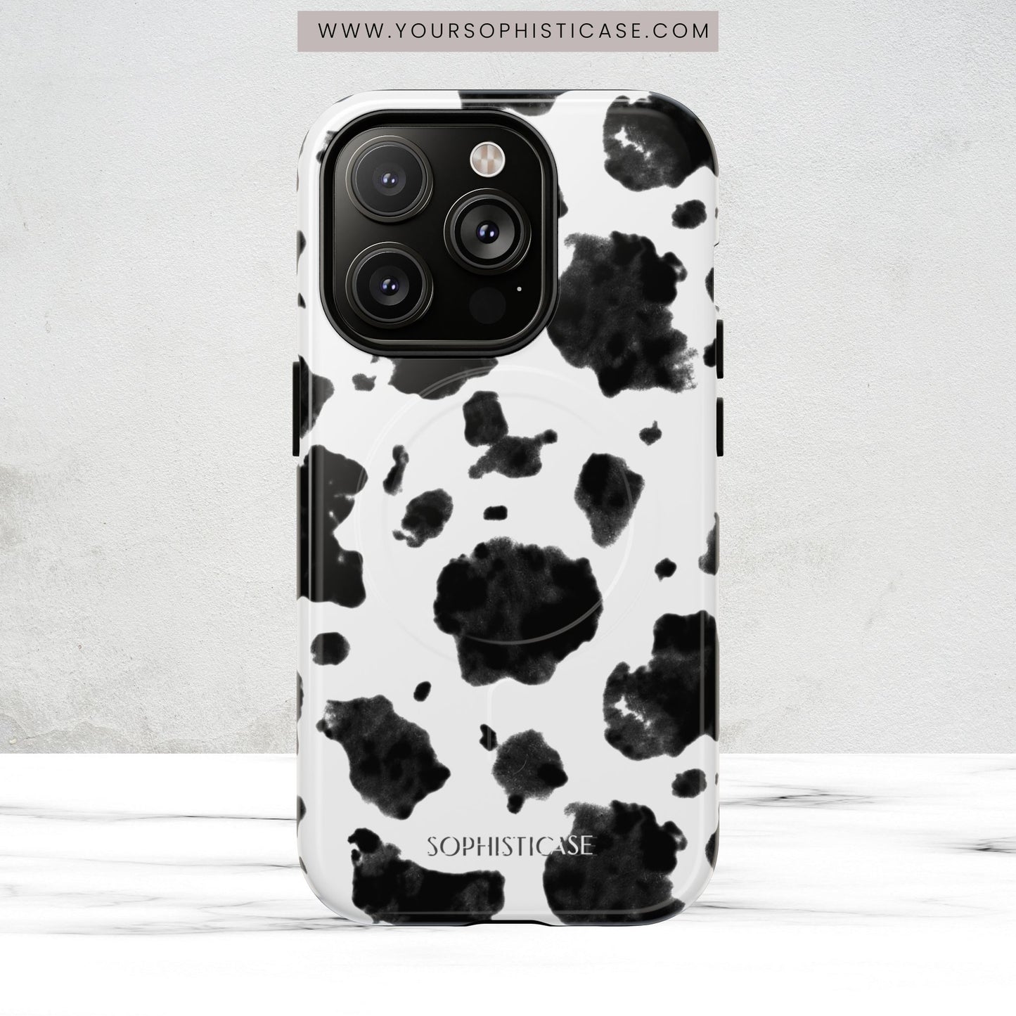 Holy Cow in Black - Magsafe Case