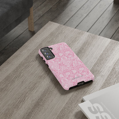 Luxe Lace in Pink - Tough Phone Case
