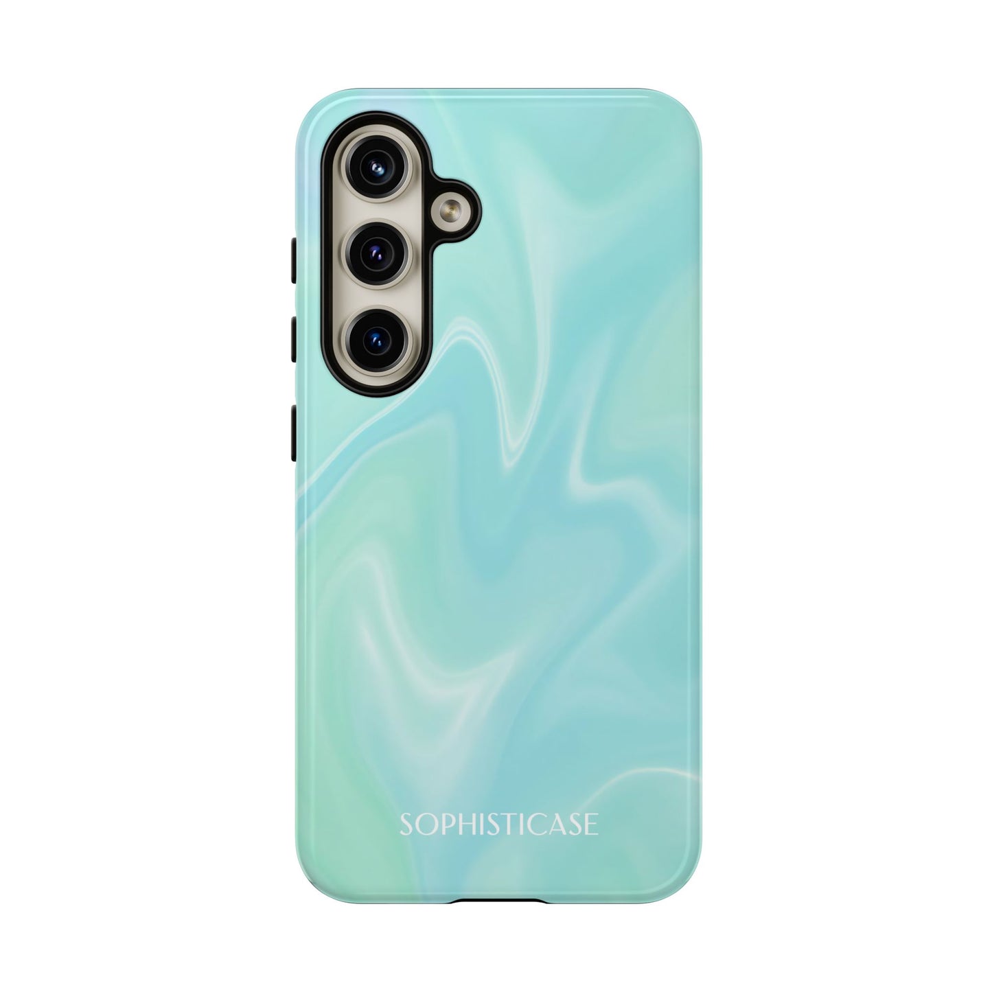 Liquid Magic in Green Haze - Drop Proof Phone Case for Samsung Galaxy