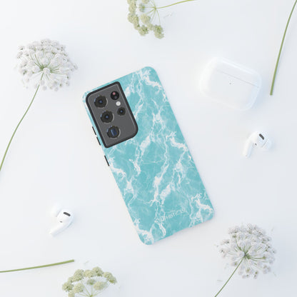 Marble Crush in Aqua - Tough Phone Case