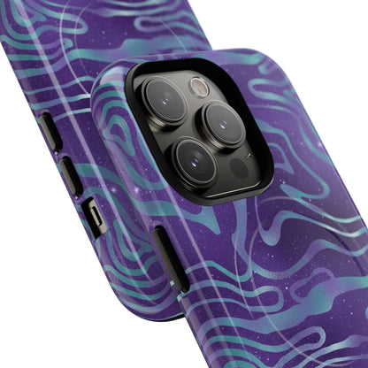 Cosmic Gold in Blue & Purple - iPhone Magsafe Case