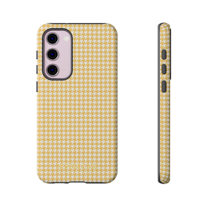 Tough Case - Houndstooth in Mustard