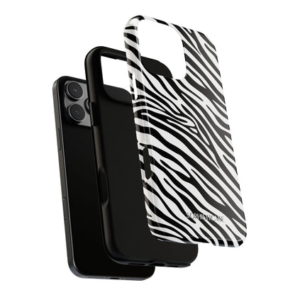Dark Thoughts in Urban Zebra - Tough Phone Case