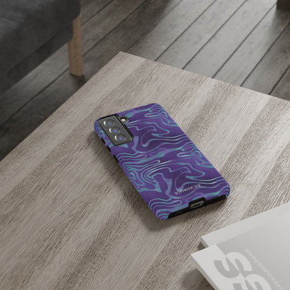 Cosmic Gold in Blue & Purple - iPhone Case, Samsung Galaxy Case, Google Pixel Case