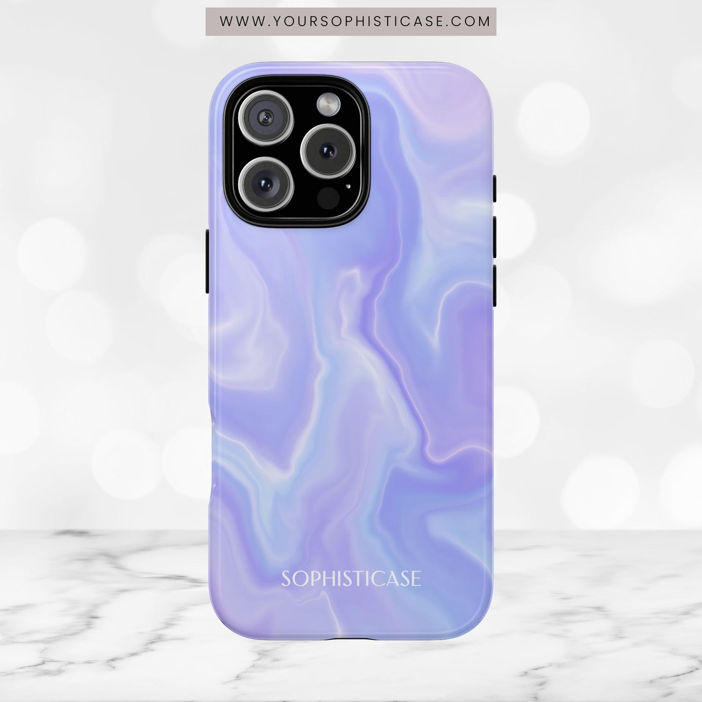 Liquid Magic in Purple Haze - iPhone Case