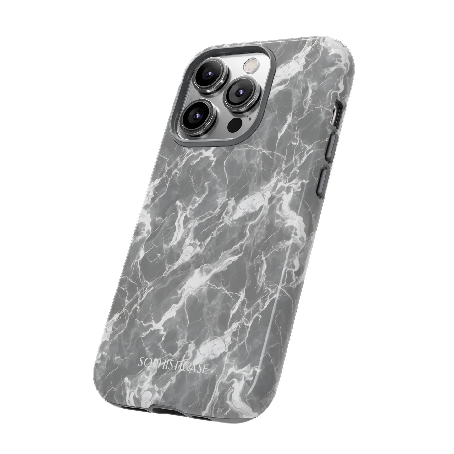 Marble Crush in Charcoal Grey - iPhone Case