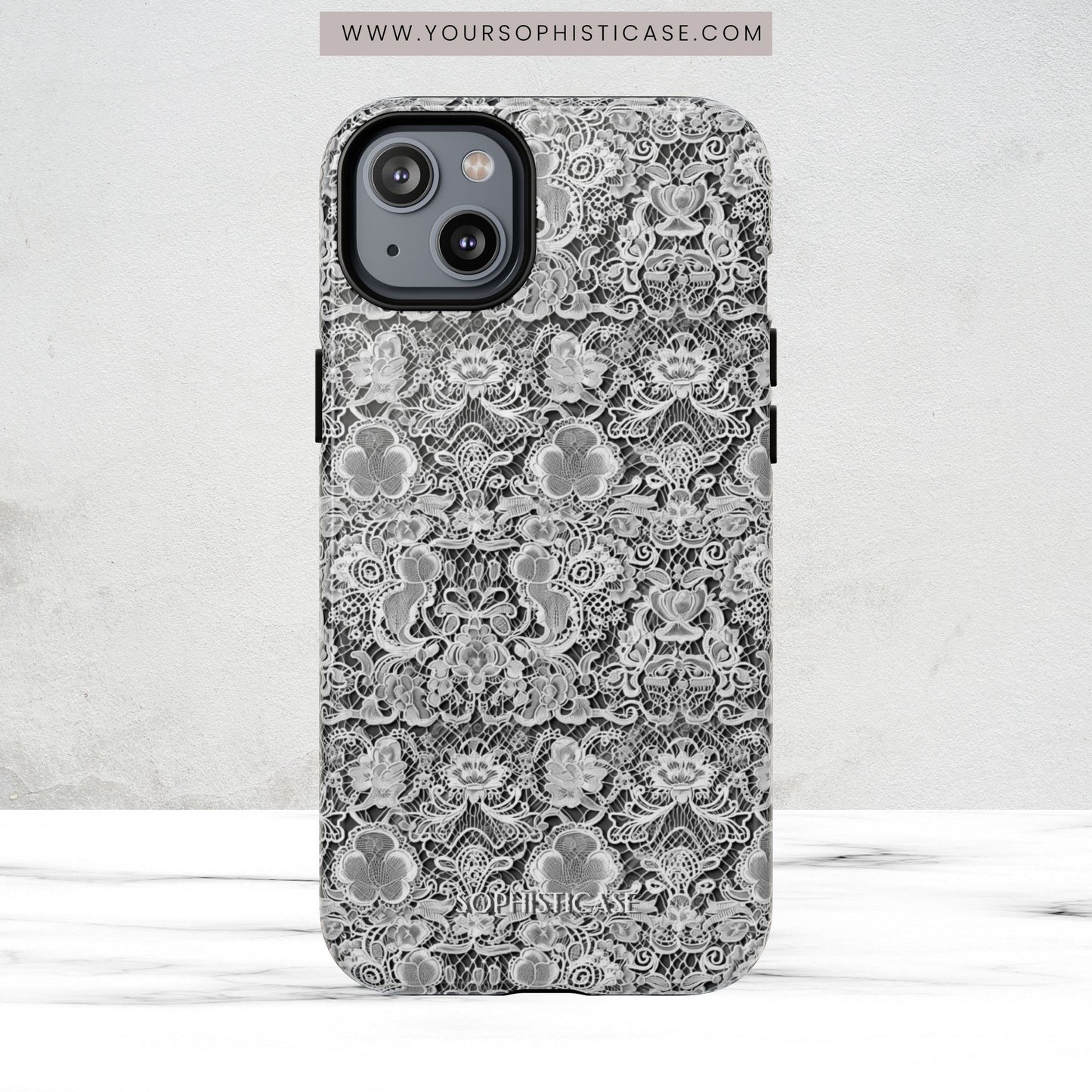 Luxe Lace in Black - Magsafe Case