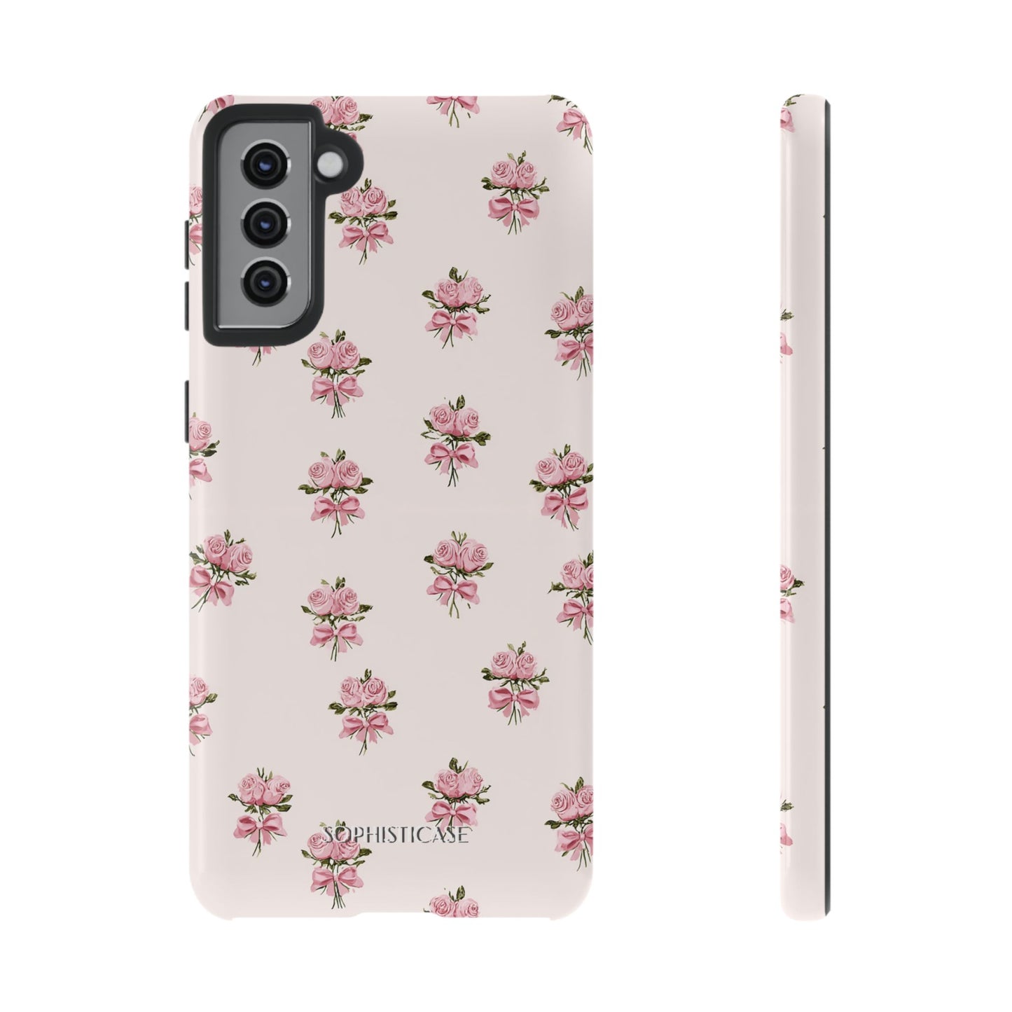 The Sweetest Thing in Coquette Rose Bouquet - iPhone Case, Samsung Galaxy Case, Google Pixel Case