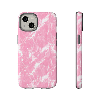 Marble Crush in Pink - iPhone Case