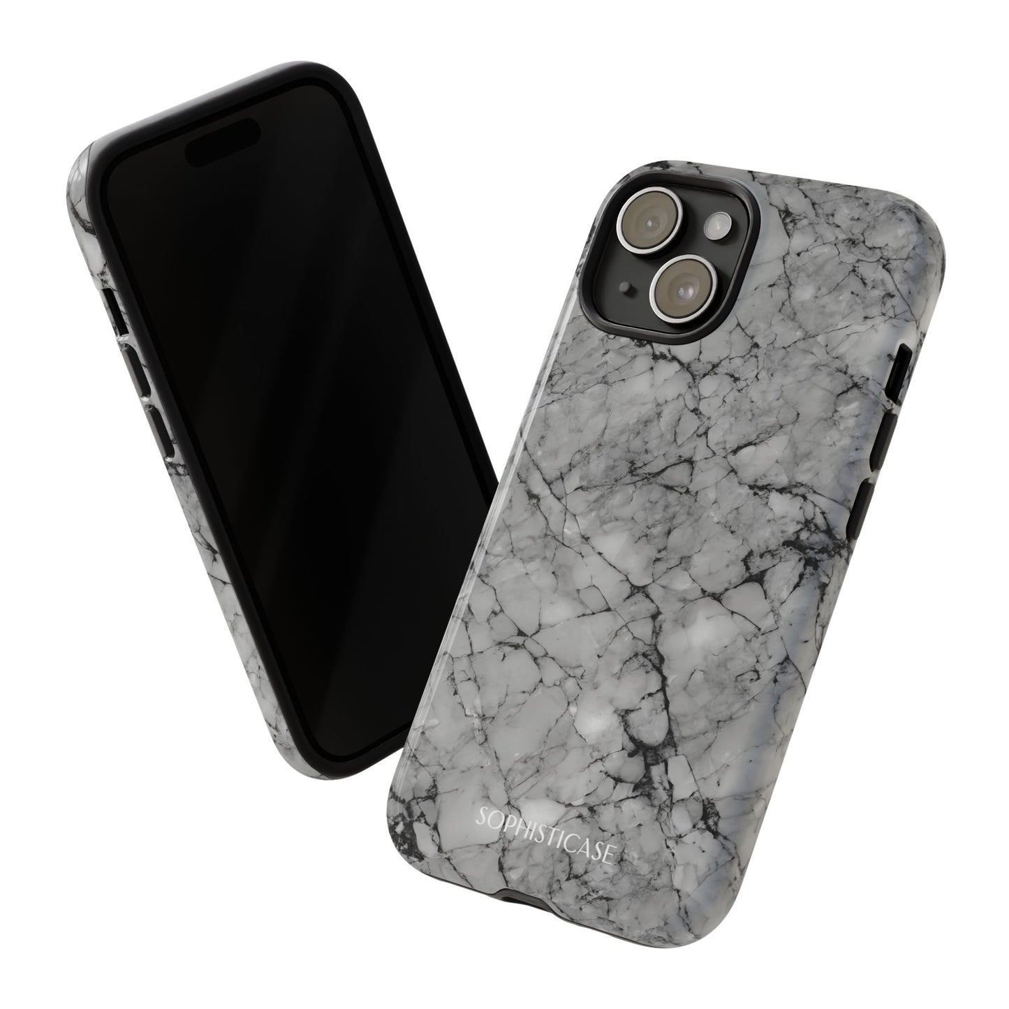 Marble Opulence in Grey - iPhone Case, Samsung Galaxy Case, Google Pixel Case