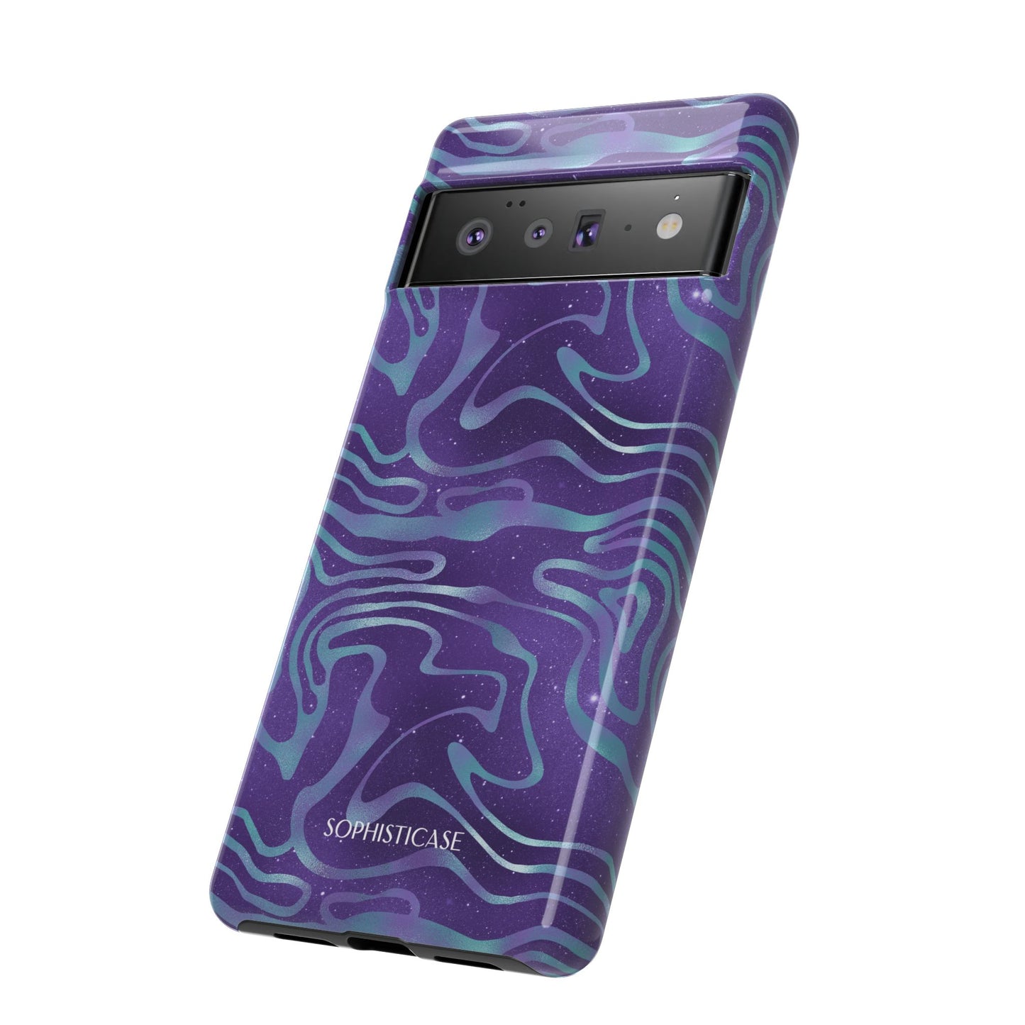 Cosmic Gold in Blue & Purple - iPhone Case, Samsung Galaxy Case, Google Pixel Case