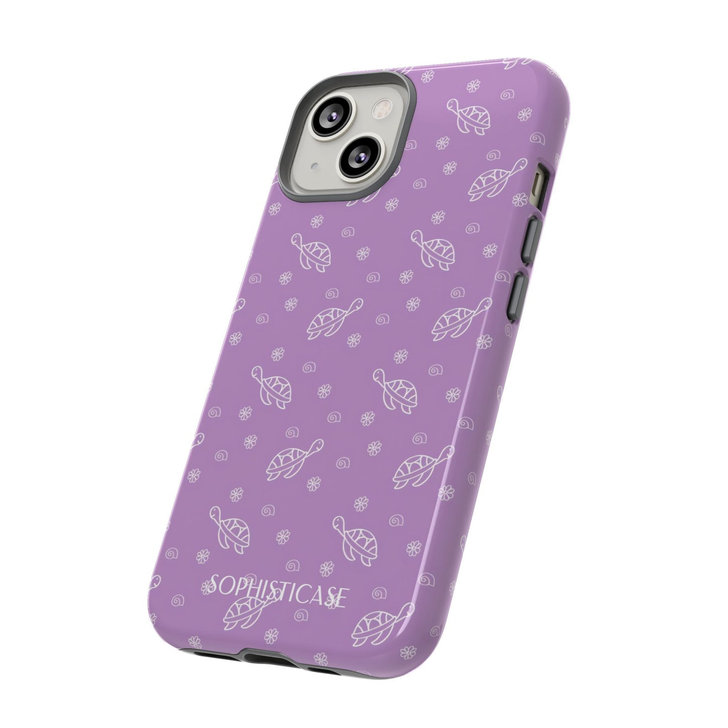 Turtle Island in Purple - Drop Proof iPhone Case