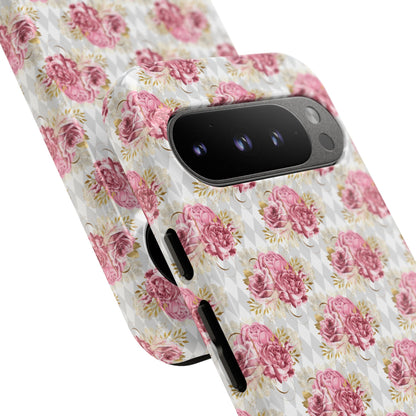 Rose Diamond Romance in Colette - Tough Phone Case