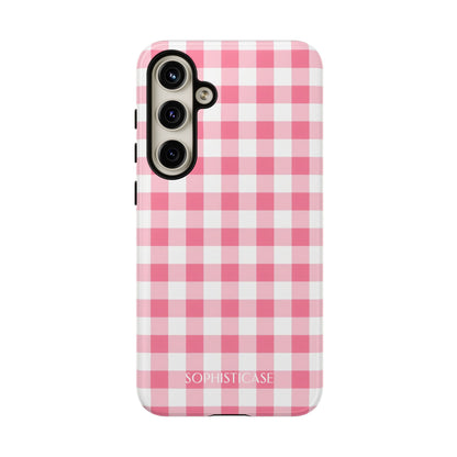 Tough Case - Gingham in Salmon