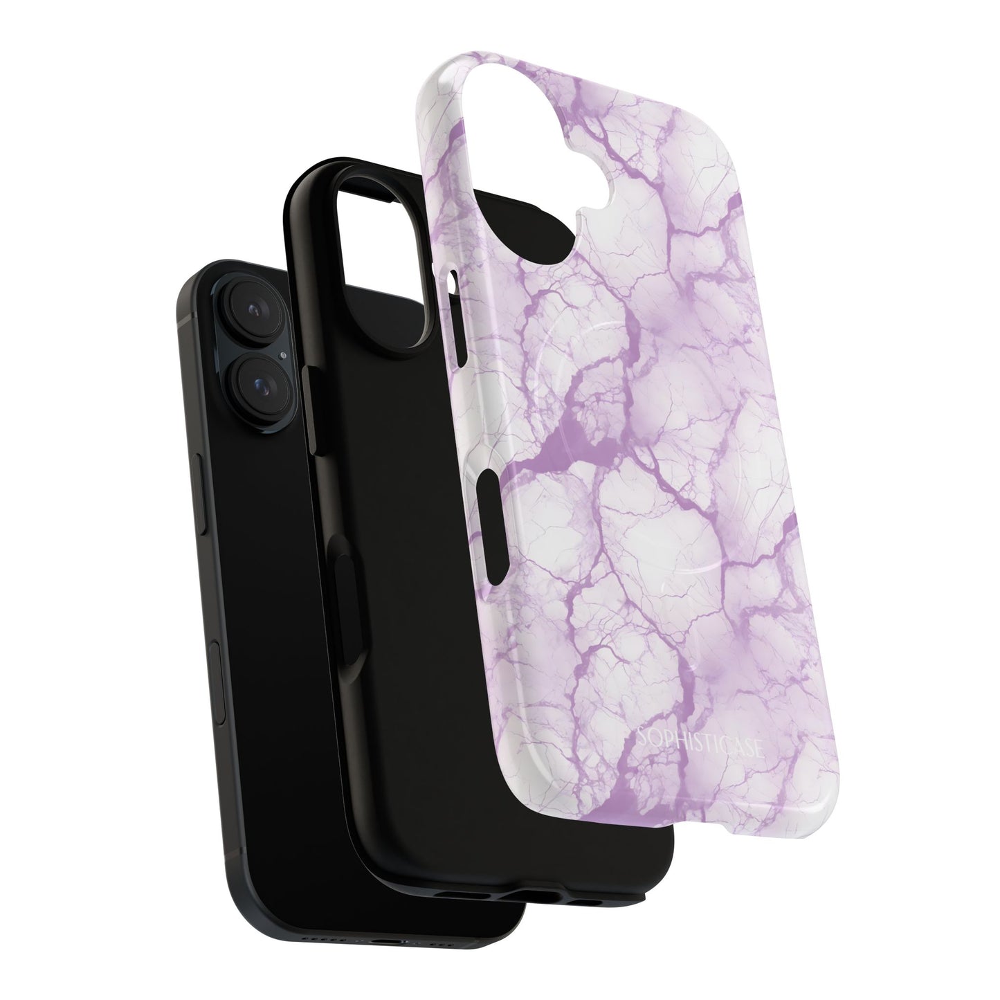 Marble Opulence in Purple - Magsafe Case