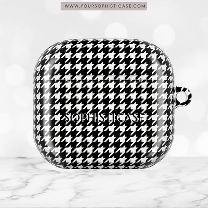 AirPod Cases - Houndstooth in Black