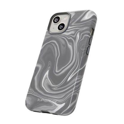 Liquid Dreams in Charcoal - Tough Phone Case