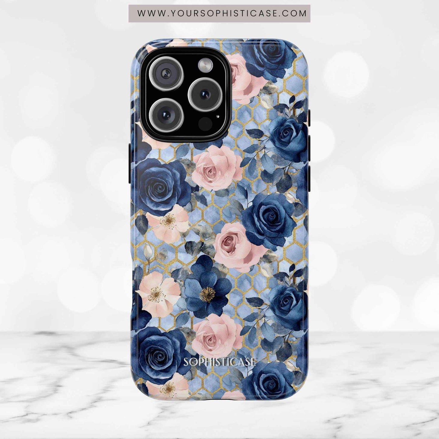 Royal Floral in Gilded Sky - Tough Phone Case
