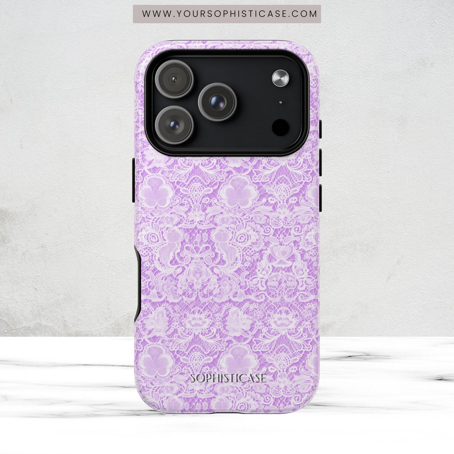 Luxe Lace in Purple - Magsafe Case