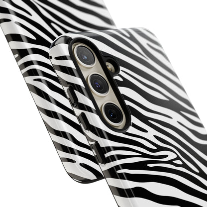 Dark Thoughts in Urban Zebra - Tough Phone Case