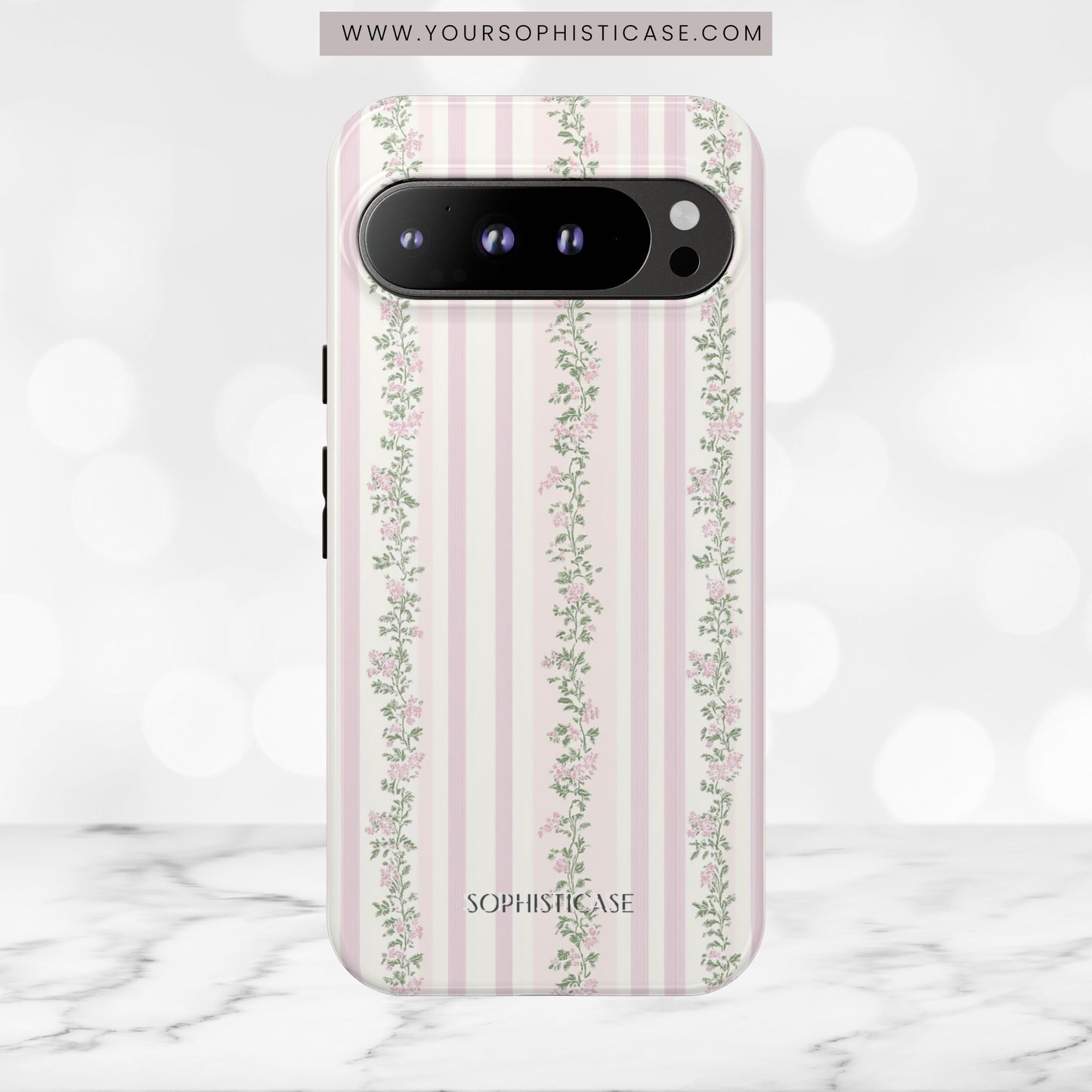 The Sweetest Thing in Coquette Rose Vine - iPhone Case, Samsung Galaxy Case, Google Pixel Case