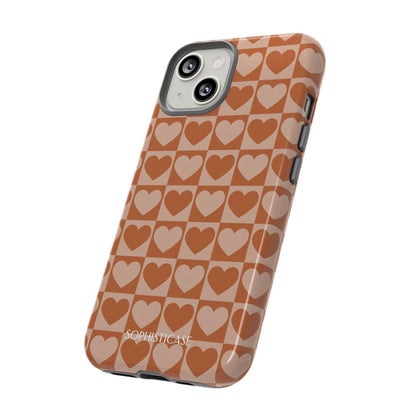 Tough Love in Brown - iPhone Case