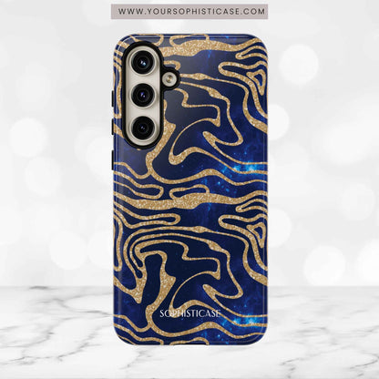 Cosmic Zebra in Blue - iPhone Case, Samsung Galaxy Case, Google Pixel Case