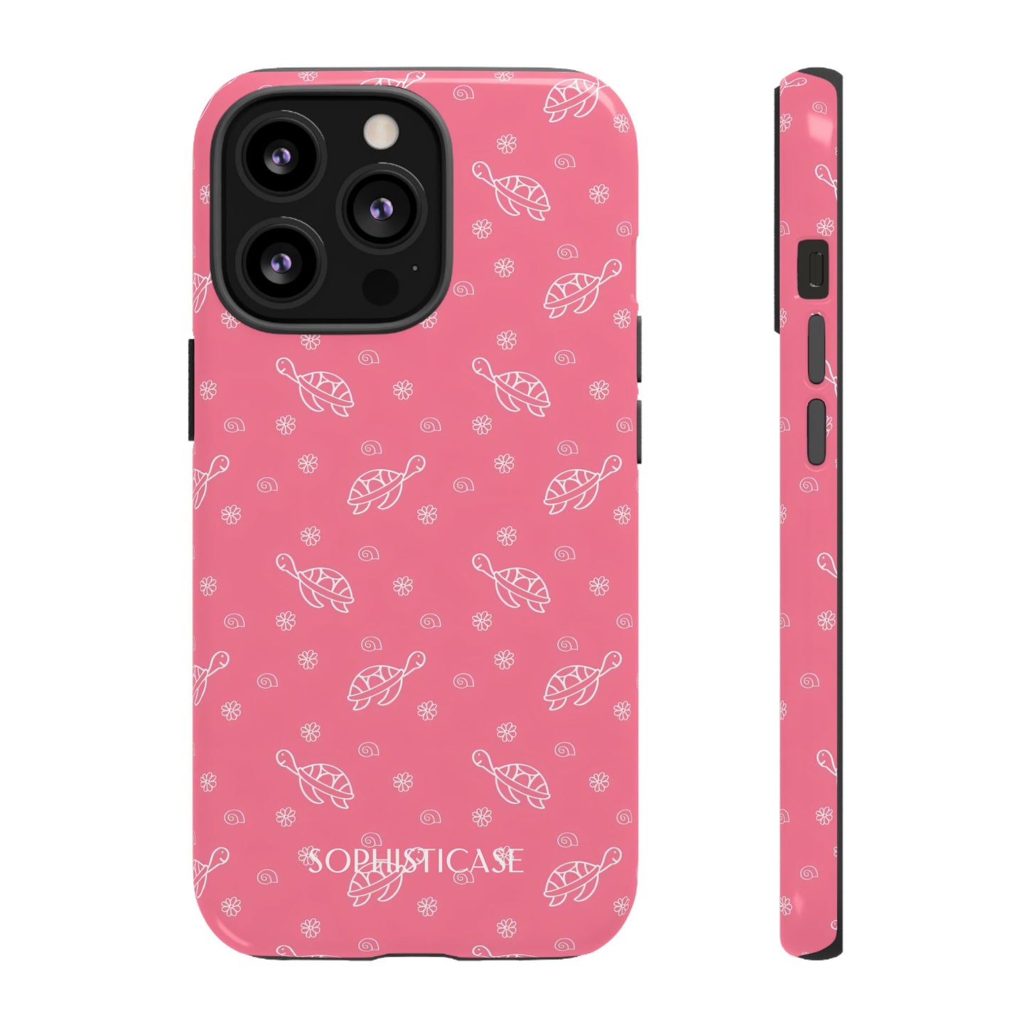 Turtle Island in Pink - Protective iPhone Case