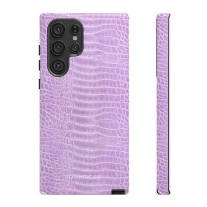 Luxe Leather in Purple - Tough Phone Case