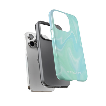 Liquid Magic in Green Haze - iPhone Case