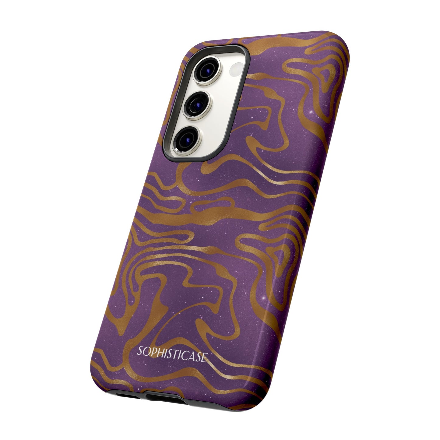 Cosmic Zebra in Purple - iPhone Case, Samsung Galaxy Case, Google Pixel Case