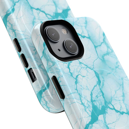 Marble Opulence in Aqua - Magsafe Case