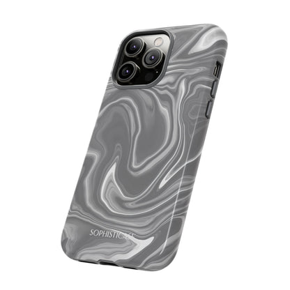 Liquid Dreams in Charcoal - iPhone Case