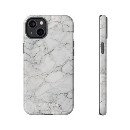 Marble Opulence in White - iPhone Case, Samsung Galaxy Case, Google Pixel Case